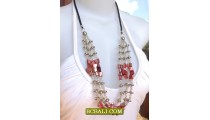 Triple Necklaces Seeds Beading Fashion Design 
